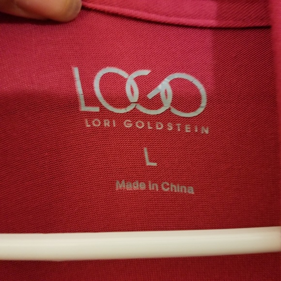 LOGO Lori Goldstein ❤ Cascade Drape Open Cardigan - Picture 5 of 5